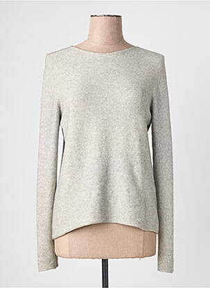 Pull coupe cintrée manches longues gris LE PHARE DE LA BALEINE femme