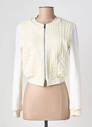 Veste casual col rond blanc PENNYBLACK femme