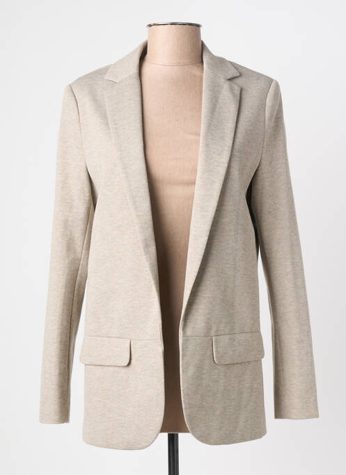 Blazer coupe cintrée beige YAYA femme