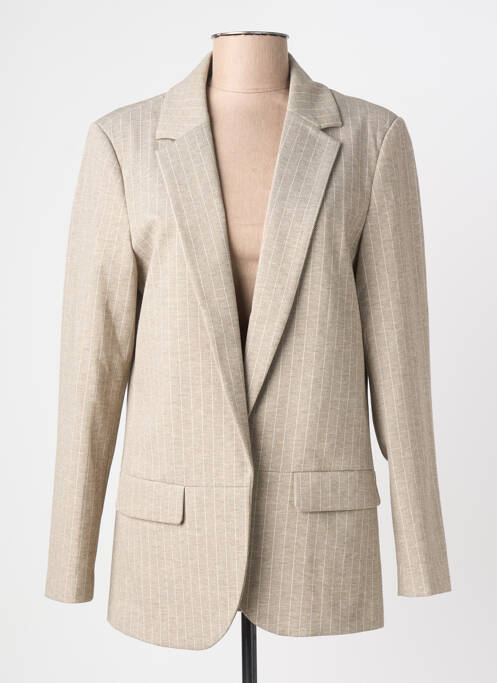 Blazer poignets boutonnés beige YAYA femme