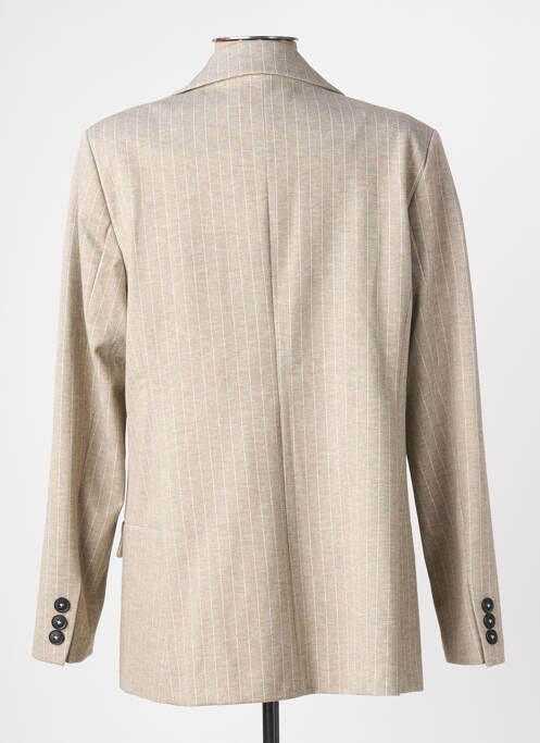 Blazer poignets boutonnés beige YAYA femme