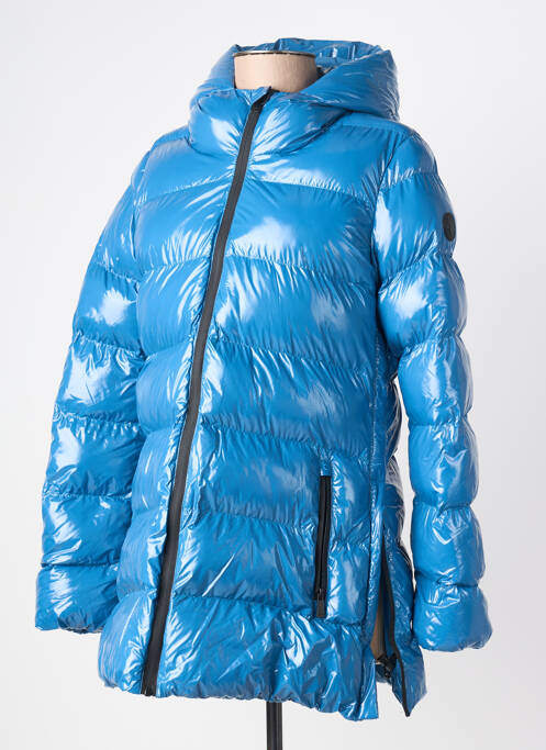 Doudoune poches a capuche bleu U.S. POLO ASSN femme