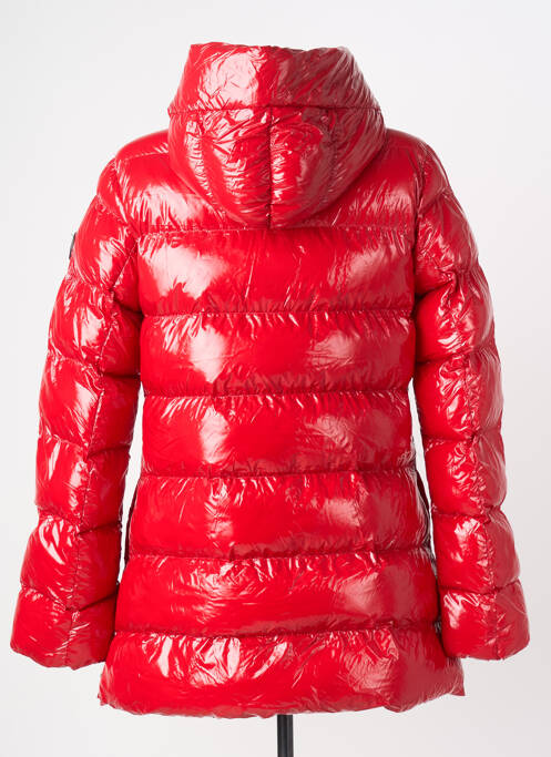 Doudoune poches a capuche rouge U.S. POLO ASSN femme