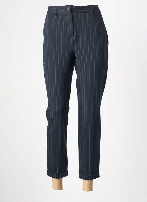 Pantalon 7/8 stretch taille normale bleu YAYA femme