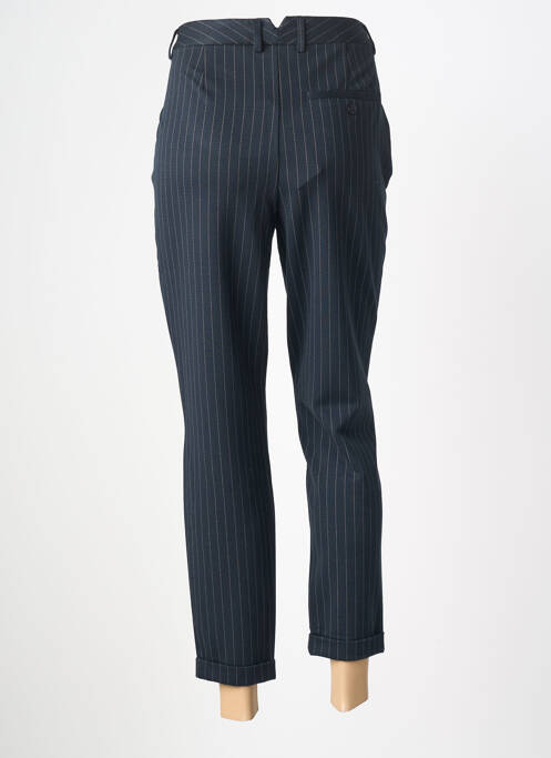 Pantalon 7/8 stretch taille normale bleu YAYA femme