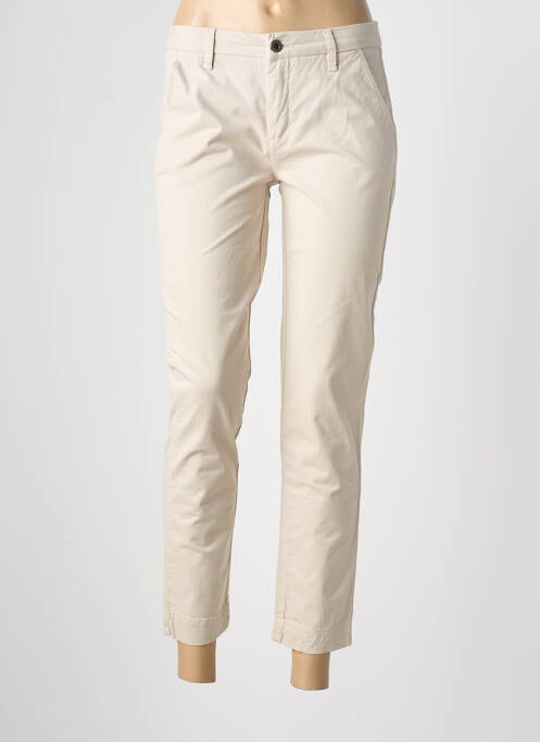 Pantalon chino tissage popeline taille normale beige U.S. POLO ASSN femme