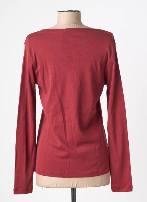 T-shirt manches longues manches longues rouge LE PHARE DE LA BALEINE femme