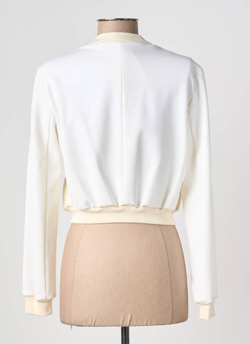 Veste casual col rond blanc PENNYBLACK femme