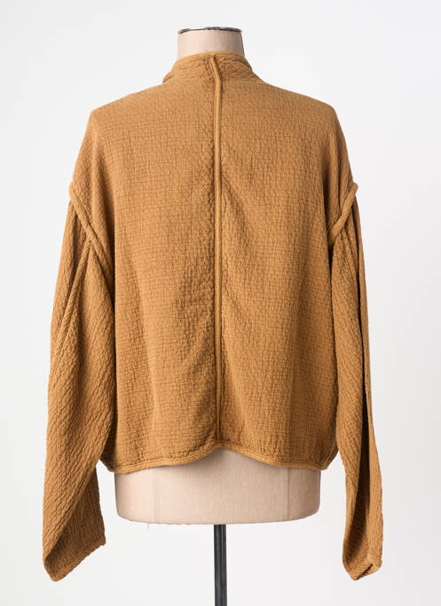 Veste casual coupe droite marron INDI & COLD femme