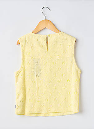 Top sans manche sans manche jaune GARCIA fille