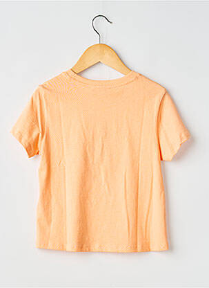 T-shirt coupe droite manches courtes orange GARCIA fille