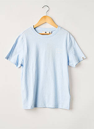 T-shirt coupe droite manches courtes bleu GARCIA garçon