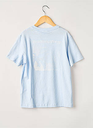 T-shirt coupe droite manches courtes bleu GARCIA garçon