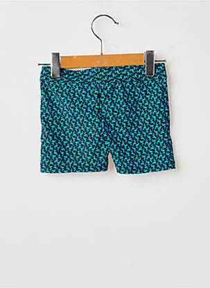 Short de bain imprimé fantaisie bleu LAGON BLEU garçon