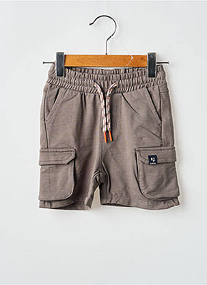 Bermuda fermeture liens à nouer taille élastique gris GARCIA garcon