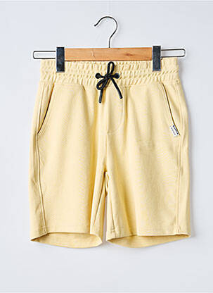 Bermuda fermeture liens à nouer taille élastique jaune GARCIA garcon