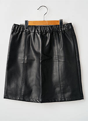 Jupe mi-longue taille élastique noir GARCIA fille