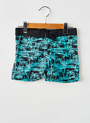 Short de bain imprimé fantaisie bleu LAGON BLEU garcon