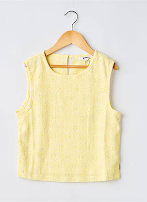 Top sans manche sans manche jaune GARCIA fille