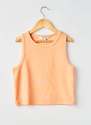 Top sans manche sans manche orange GARCIA fille