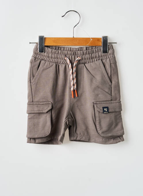 Bermuda fermeture liens à nouer taille élastique gris GARCIA garcon