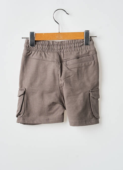 Bermuda fermeture liens à nouer taille élastique gris GARCIA garcon