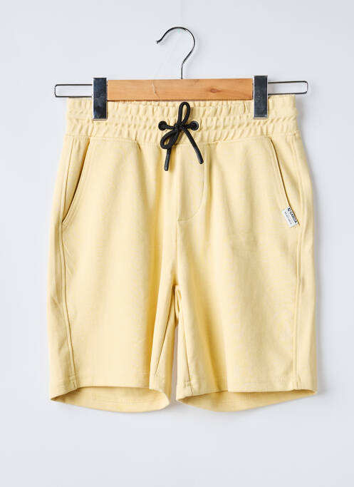 Bermuda fermeture liens à nouer taille élastique jaune GARCIA garcon