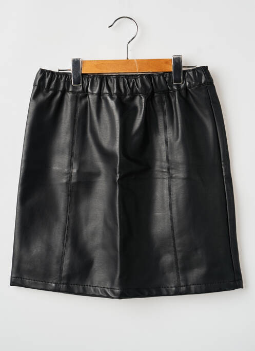 Jupe mi-longue taille élastique noir GARCIA fille