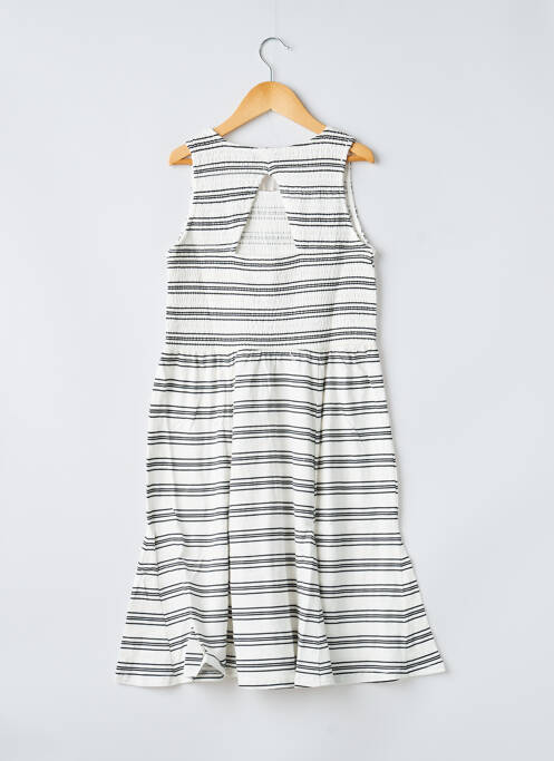 Robe mi-longue sans manche sans manche blanc GARCIA fille