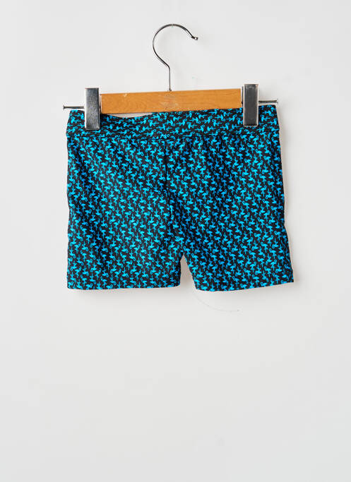 Short de bain imprimé fantaisie bleu LAGON BLEU garcon