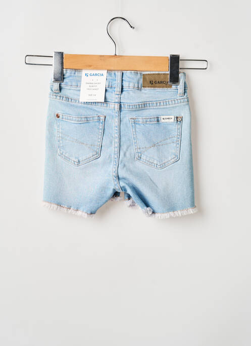 Short tissage denim bleu GARCIA fille