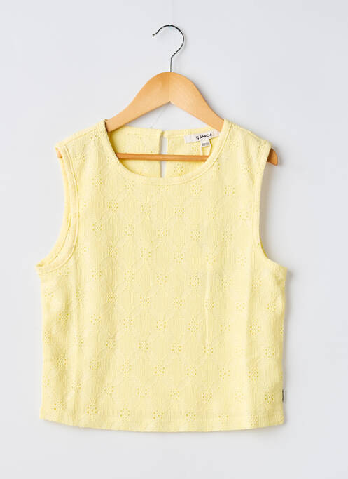 Top sans manche sans manche jaune GARCIA fille