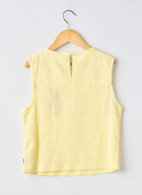 Top sans manche sans manche jaune GARCIA fille