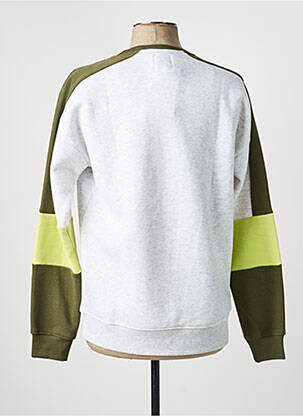 Sweat-shirt coupe droite manches longues blanc GARCIA garçon