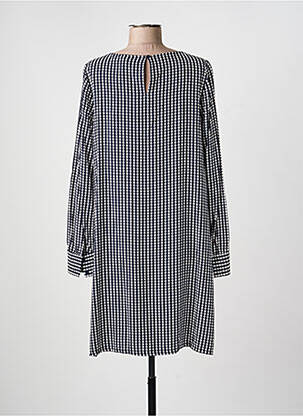 Robe mi-longue imprimé fantaisie manches longues bleu STREET ONE femme