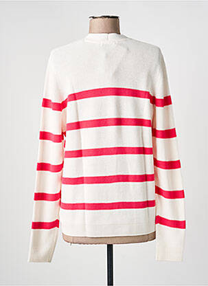 Gilet manches longues coupe cintrée blanc CECIL femme