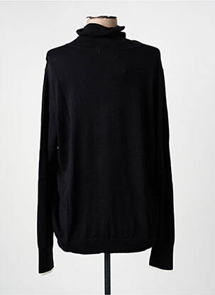 Pull col roulé coupe droite manches longues noir CECIL femme