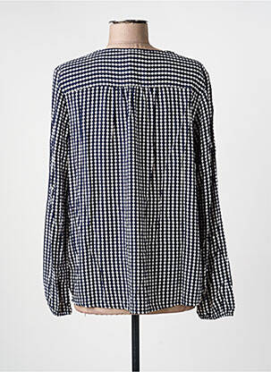 Chemisier coupe cintrée manches longues bleu STREET ONE femme