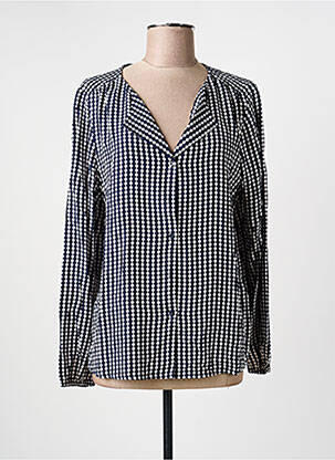 Chemisier coupe cintrée manches longues bleu STREET ONE femme