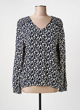 Top imprimé fantaisie manches longues noir STREET ONE femme