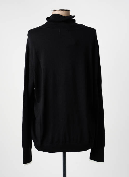 Pull col roulé manches longues manches longues noir CECIL femme