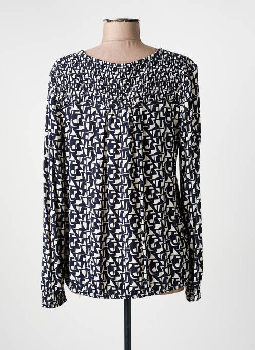 Top imprimé fantaisie manches longues noir STREET ONE femme