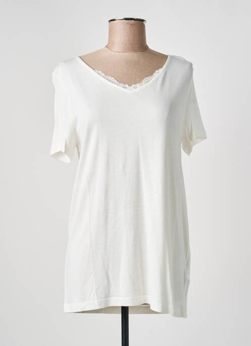 T-shirt coupe droite manches courtes blanc STREET ONE femme