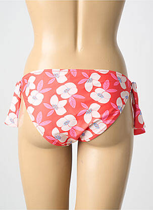 Bas de maillot de bain imprimé fleurs bikini rouge COMPAÑIA FANTASTICA femme