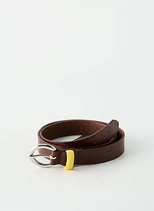 Ceinture effet matière satinée marron LEVI'S homme