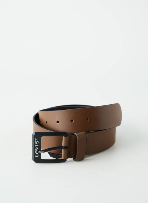 Ceinture effet matière satinée marron LEVIS homme