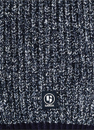 Echarpe tissage chiné bleu GARCIA homme