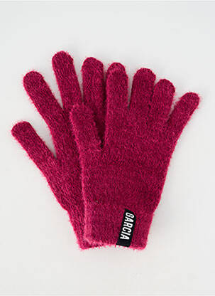 Gants maille tricot violet GARCIA fille