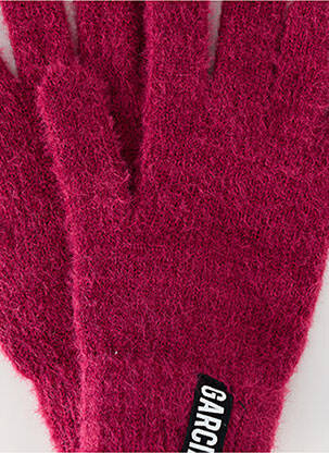 Gants maille tricot violet GARCIA fille