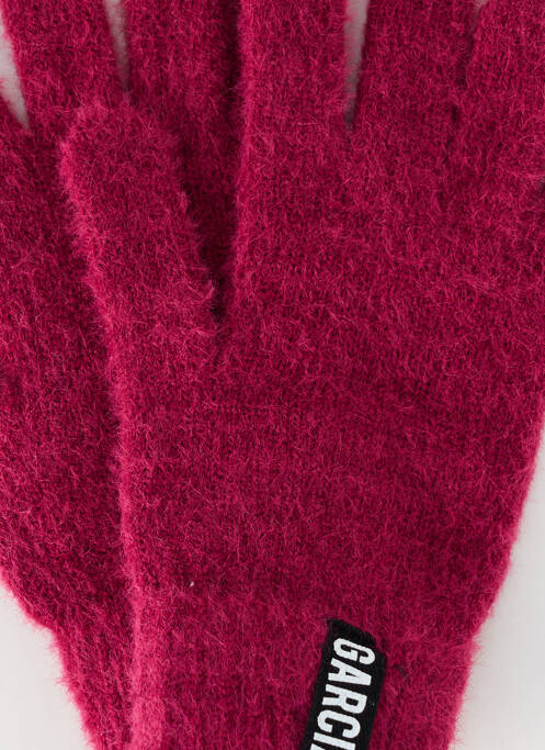 Gants maille tricot violet GARCIA fille